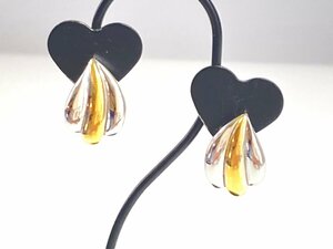  Nina Ricci NINA RICCI... earrings Gold color × silver color YAS-10413