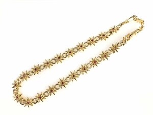  Nina Ricci NINA RICCI flower design necklace weight : approximately 61g Gold color YAS-10740
