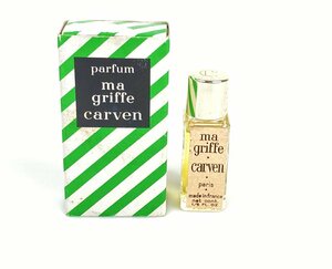 残多　カルヴェン　carven　ma griffe　マグリフ　パルファム　ヴィンテージ　ボトル　5㏄　ミニ香水　残量：9割　YMK-710