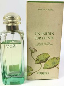 エルメス　HERMES　UN JARDIN SUR LE NIL　ナイルの庭　オードトワレ　スプレー　100ml　残量：8割　YK-7150