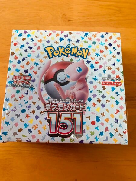 ポケモンカード 151 強化拡張パック スカーレット バイオレット シュリンク付 1BOX 新品未開封