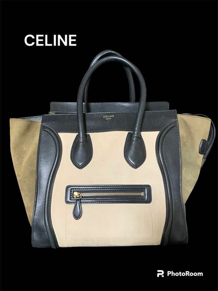 セリーヌ ラゲージ ミニ ショッパー CELINE レザートート