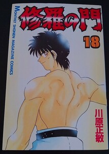 【送料無料】川原正敏 修羅の門 18巻 初版 講談社 希少品 レア 入手困難