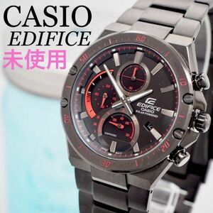 10[ new goods ]CASIO Edifice clock solar clock chronograph black 