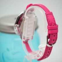 685【美品】ピエールラニエ時計　花　レディース腕時計　ピンクパープル　箱付き_画像4