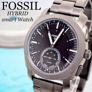 730[ beautiful goods ] Fossil clock men's wristwatch hybrid smart watch box attaching 