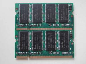 DDR333 PC2700 200Pin 512MB×2 pieces set hynix chip Note for memory 