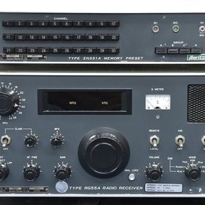 【同梱不可】動作未確認 ANRITSU アンリツ RG55A RADIO RECEIVER / ZN331A MEMORY PRESET 全波受信機 レシーバー 無線機 箱付■23650の画像1