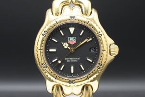 TAG HEUER professional 200m Ref:S94 313M/E タグホイヤー プロフェッショナル セル クォーツ ボーイズ 黒文字盤 ■24483