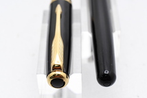 PARKER パーカー SONNET 18K コンバーター カートリッジ両用 名前彫り有 箱入り 万年筆 ■24523_画像7