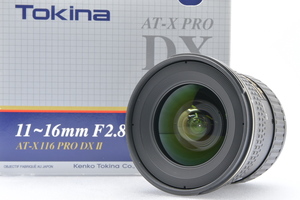 Tokina AT-X PRO SD 11-16mm F2.8 IF DX II Fマウント トキナー AF一眼用ズームレンズ 箱