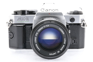 CANON AE-1 PROGRAM シルバー + FD 50mm F1.4 キヤノン フィルムカメラ レンズ