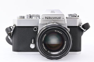 Nikon Nikomat EL + 非AI NIKKOR-S・C Auto 50mm F1.4 ニコン フィルムカメラ MF一眼レフ 標準単焦点レンズ 大口径 ■24543