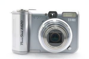 Canon PowerShot A620 シルバー / 4x 7.3-29.2mm F2.8-4.1 キヤノン コンパクトデジタルカメラ 動作確認済 ■24647