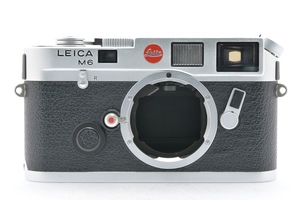 外観美品 Leica M6 Silver シルバー ボディ SN.1707435 1986年製 ライカ レンジファインダー フィルムカメラ ■24735