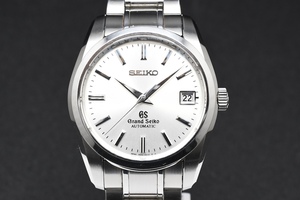 美品 SEIKO Grand Seiko GS Ref:9S55-0010 グランドセイコー シルバーダイヤル デイト 自動巻き メンズ 腕時計■24717