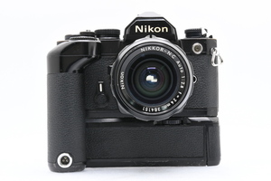 Nikon FM + Ai 24mm F2.8 Nikon MF single‐lens reflex film camera wide-angle lens Junk 