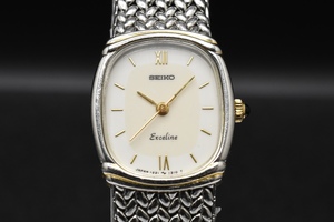 SEIKO Exceline Ref:1221-5890 セイコー エクセリーヌ シルバーカラー 白文字盤 レディース 腕時計