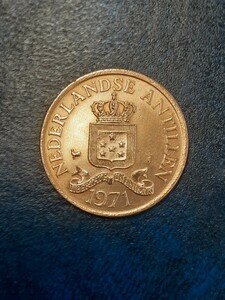 アンティークコイン オランダ領アンチル 1971年 2.5セント硬貨 NA712.5060511
