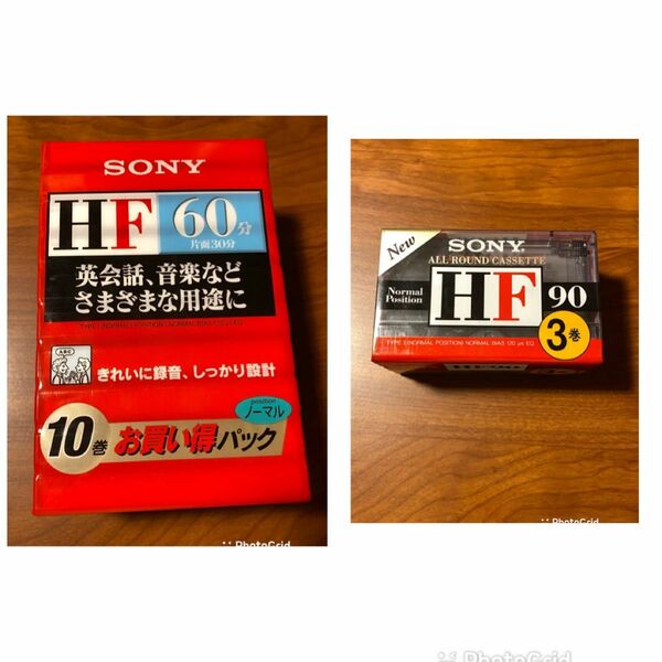 【未開封】SONY 「HF60」10巻 パック　90分　3巻　カセットテープ　ノーマル ★送料込み