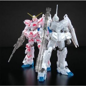 プレミアムバンダイ限定 HGUC 1/144 RX-0 ユニコーンガンダム ユニコーンモード パールクリアVer. デストロイモード NT-DパールクリアVer.