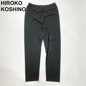 HIROKO KOSHINO ヒロココシノ スラックス パンツ ブラック 黒 L 40 レディース B52413-107