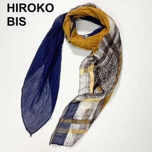 HIROKO BIS ヒロコビス ストール ショール 総柄 レディース B42429-92