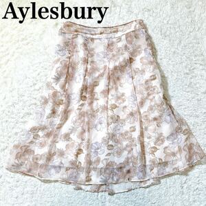  прекрасный товар Aylesbury Aylesbury большой размер 13 номер юбка шифон цветочный принт XL женский C52409-24.