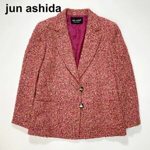 jun ashida ジュンアシダ 芦田順 ツイードジャケット 9号 M レディース B52413-104