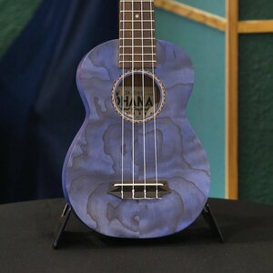 送料無料 新品 Ohana SK-15W Blue Soprano Ukulele ウィロー材 Laminate Willow オハナ ソプラノ ウクレレ ブルー 安心の検品調整済出荷