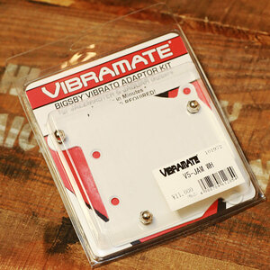 送料無料「VIBRAMATE V5-JAM Mounting Kit White」ヴィブラメイト ビグスビー トレモロ マウントキット Bigsby B5ビブラート無加工取付可能