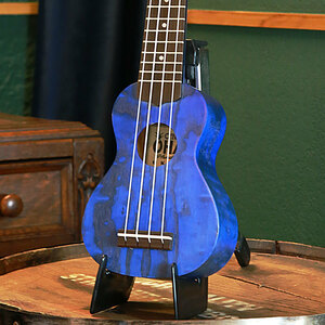  free shipping [Ohana O'Nina BL]Sopranissimo Ukulele Willow Wood Top, Back & Sides Blueo is naso pra nisimo ukulele 