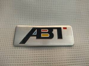 【送料無料】ABT(アプトスポーツライン) エンブレムプレート　アウディ ①