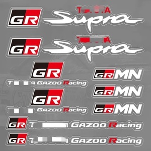 【送料無料】 GR(ガズーレーシング) ステッカー 横12.5cm×縦12.5cm ⑥ GAZOO ver6