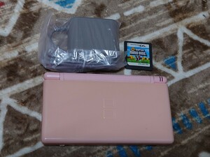 DS Lite ライト 本体 充電器 タッチペン NEWスーパーマリオブラザーズ