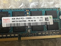 SK hynix PC3-12800S DDR-3 204pin 4GB×2枚(計8GB)_画像2