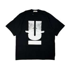 UNDERCOVER TEE Modular Synthe U BLACK 4(XL) UC1B3807 アンダーカバー ブラック ロゴ Tシャツ 