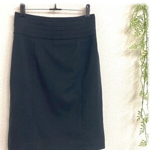 ★H&M★ エイチアンドエム シンプル スカート バックファスナー ブラック S