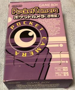  Game Boy карман камера прозрачный фиолетовый не использовался новый товар NINTENDO