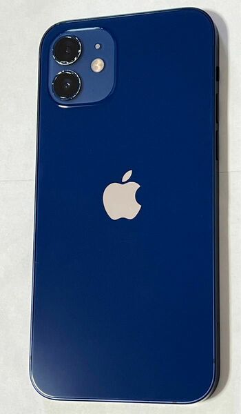 【中古 美品】iPhone 12 Blue ブルー 256GB SIMフリー バッテリー100%