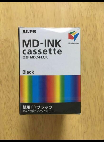 ALPS マイクロドライインクカセット　ブラック　MDC-FLCK