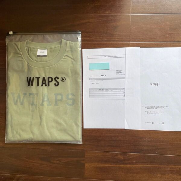 新品 WTAPS 23ss COLLEGE SS TEE オリーブ 納品書付き ダブルタップス カレッジ