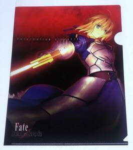 Fate/hollow ataraxia セイバー&アヴェンジャー A4クリアファイル コンプティーク 2014年6月号付録 美少女