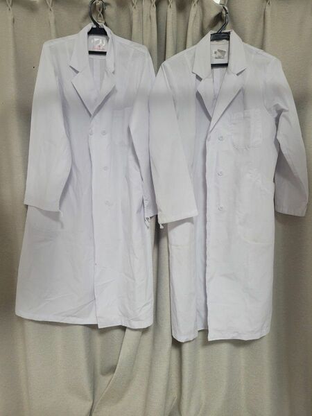 実験用白衣 ２枚セット 白