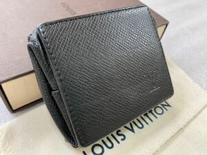 1円〜 美品 ルイヴィトン LOUIS VUITTON M30382 タイガ ポルトモネ ボワット コインケース 小銭入れ アルトワーズ ブラック