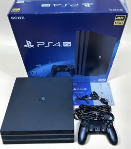 [ operation goods 1 jpy start ]PS4Pro 1TB body SONY Sony jet black CUH-7200B game machine the first period . settled 