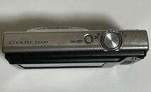 【ジャンク1円スタート】Nikon/ニコン/COOLPIX/クールピクス/S6100/付属品付/デジタルカメラ/デジカメ/通電確認済_画像4