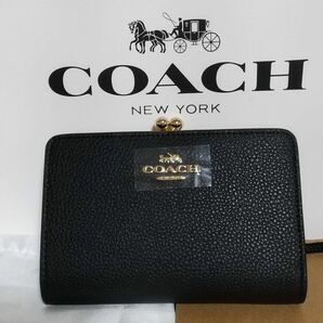 COACH 二つ折り財布 がま口 財布