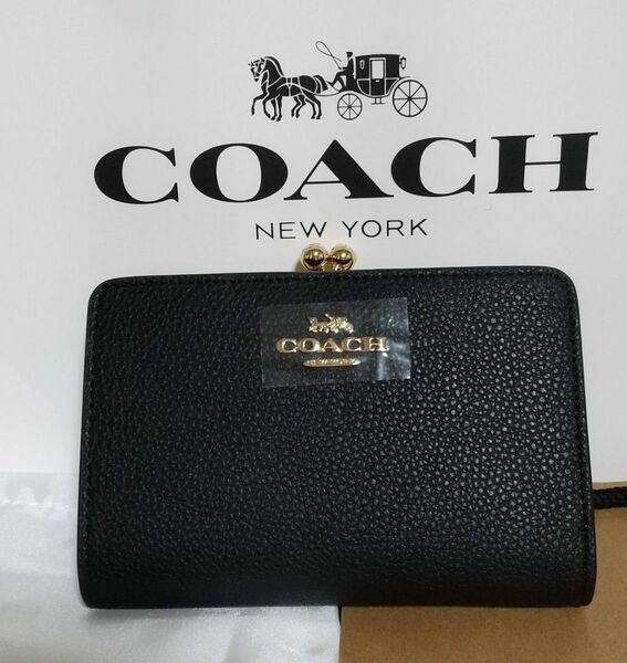 COACH 2つ折り財布 がま口財布