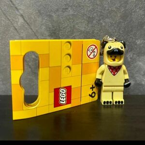 LEGO レゴ ミニフィグ キーホルダー キーリング キーチェーン KEY パグ 犬